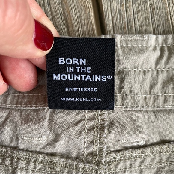 Kuhl Kontra Convertible Hiking Trail Crop Roll Tab Lightweight Stretch Size 8 - Picture 12 of 12